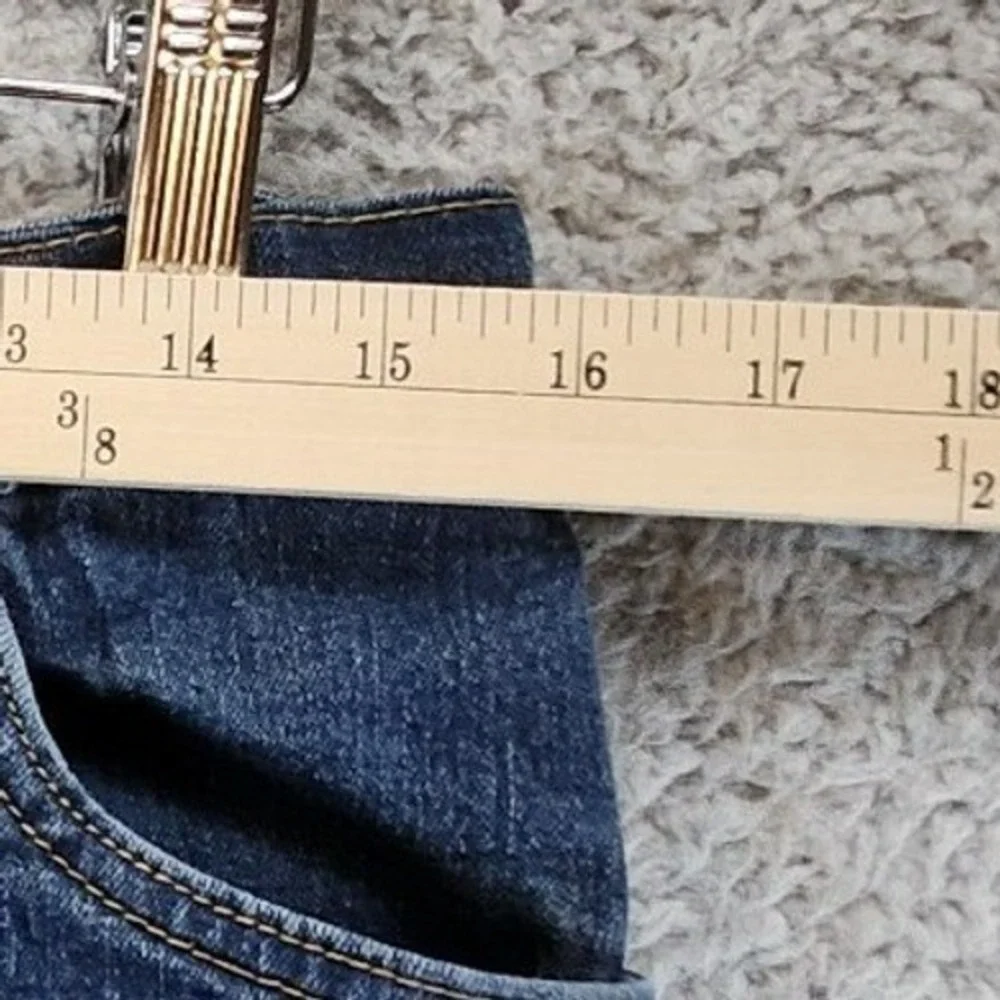 Levi's 511‎ Jeans Womens 20 Reg (Fits 31x30) Blue Stretch Mid Rise Straight Leg